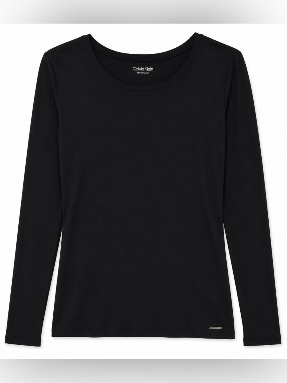 Calvin Klein Black Long Sleeve Crewneck Shirt